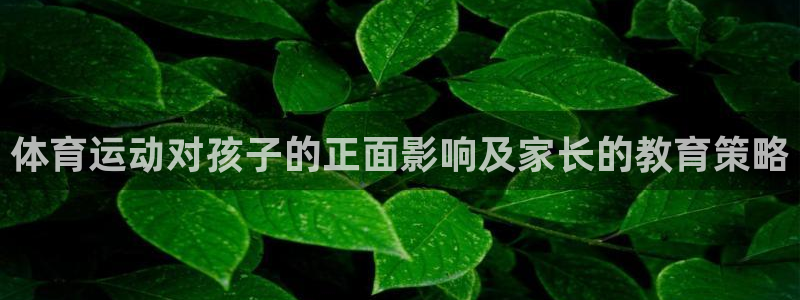 k1体育 十年品牌：体育运动对孩子的正面影响及家长的教育策略